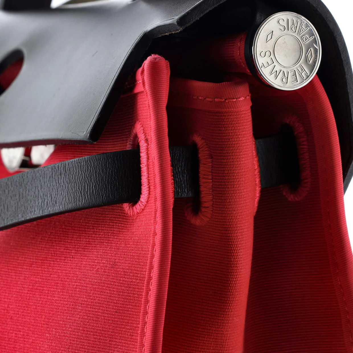 Herbag Zip Leather and Toile 31 - Deep Luxury