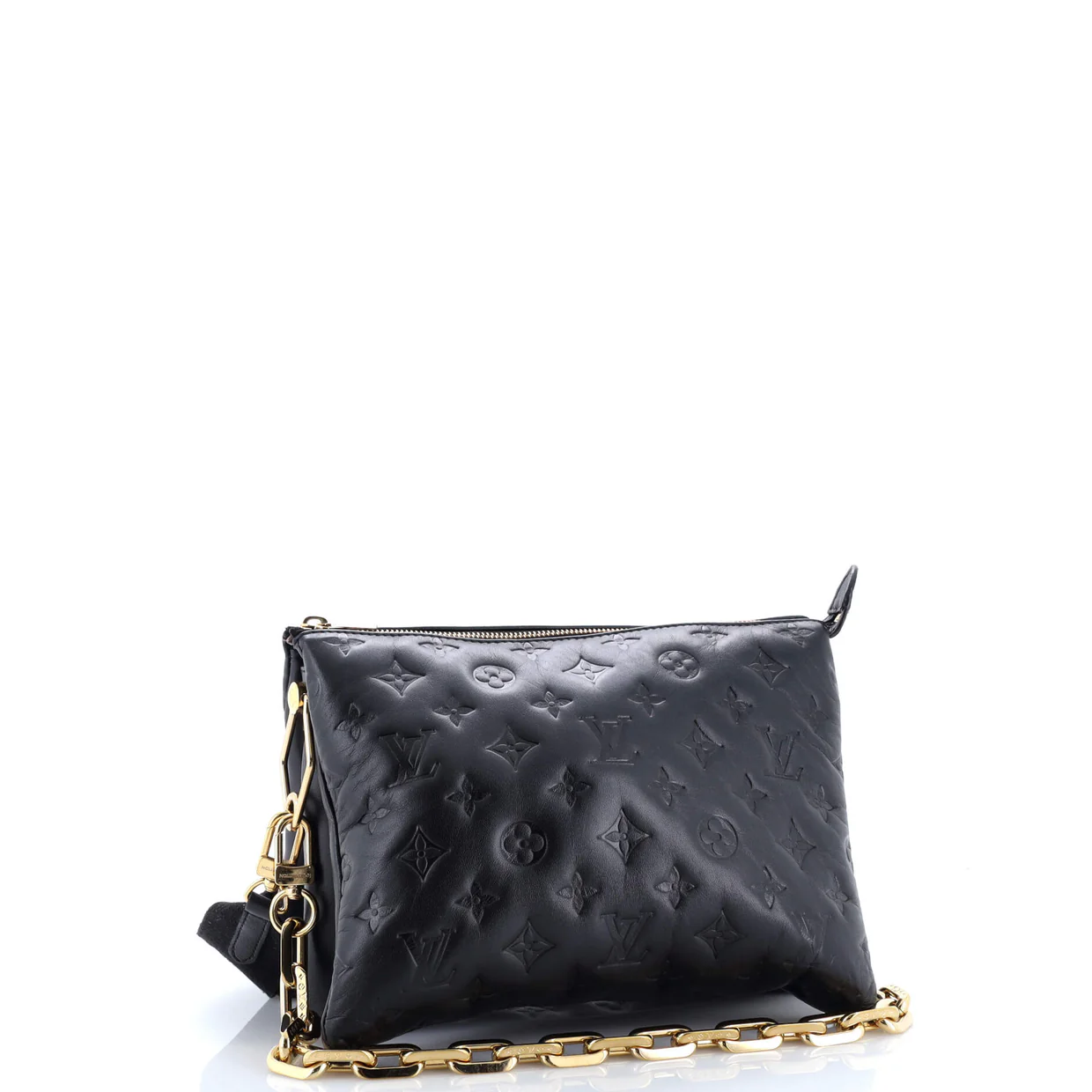 Coussin Bag Monogram Embossed Lambskin PM - Deep Luxury