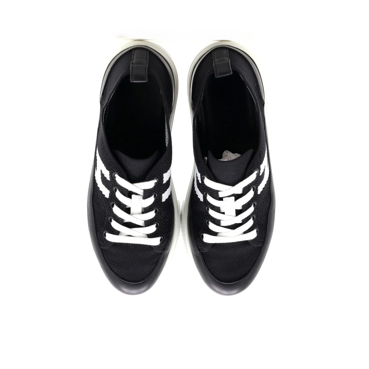 Women's Deep Sneakers Knit and Leather - Deep Luxury