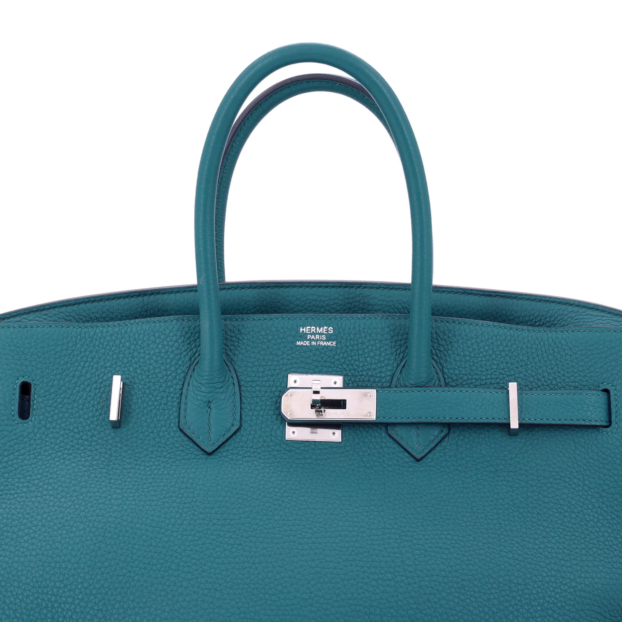 Birkin Handbag Vermillon Togo with Palladium Hardware 35 - Deep Luxury