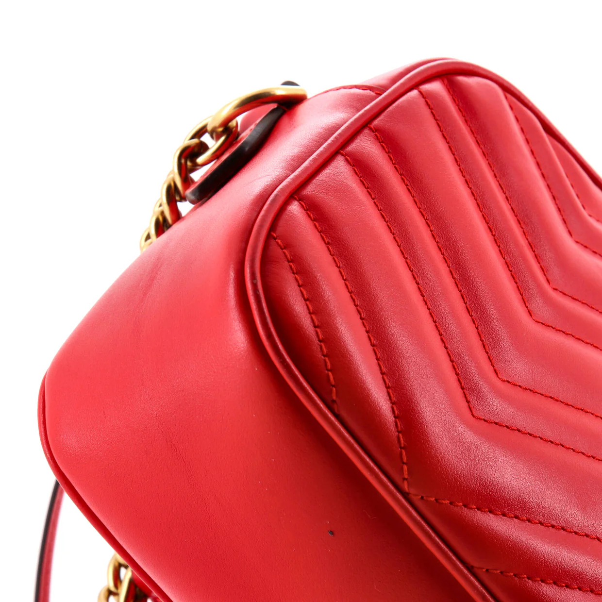 GG Marmont Shoulder Bag Matelasse Leather Small - Deep Luxury