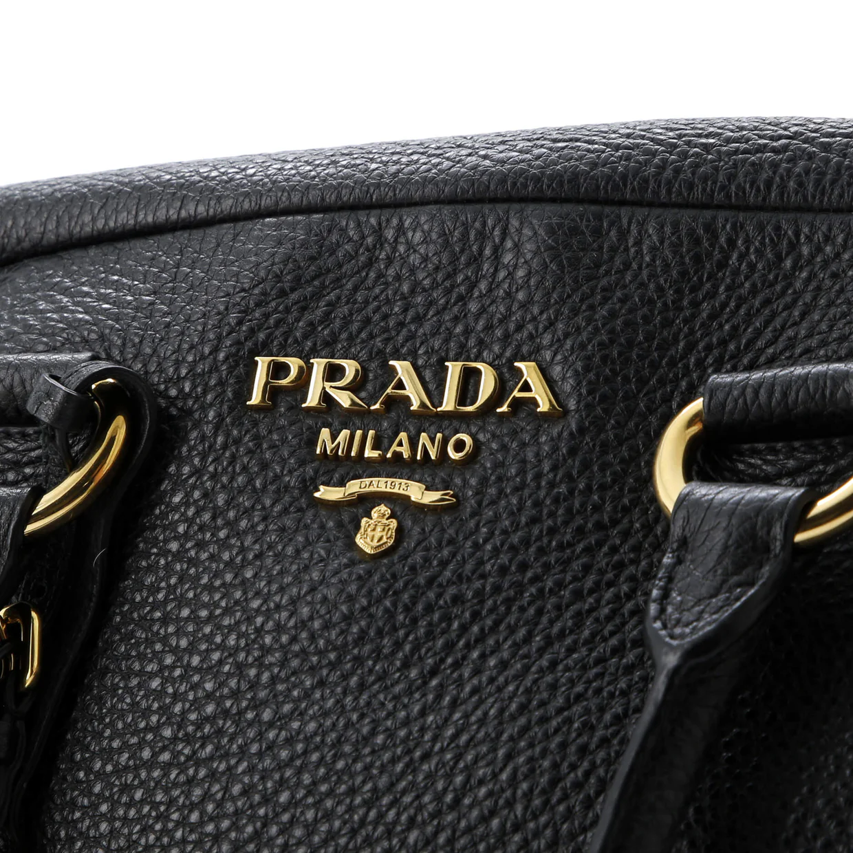 Striped Strap Convertible Bauletto Bag Vitello Phenix Medium - Deep Luxury