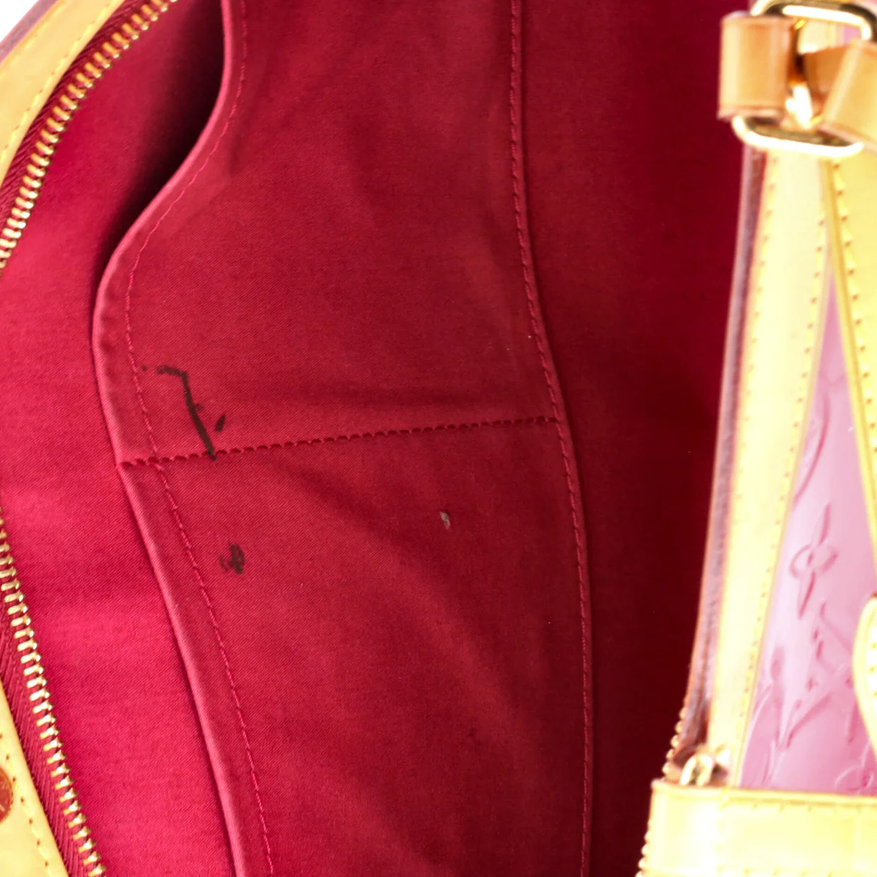 Brea Handbag Monogram Vernis MM - Deep Luxury