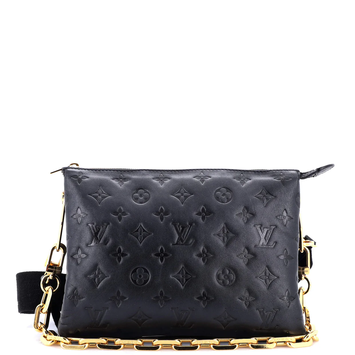 Coussin Bag Monogram Embossed Lambskin PM - Deep Luxury