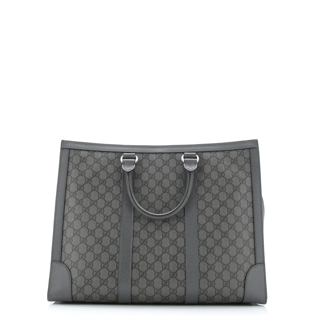 Ophidia Convertible Open Tote GG Coated Canvas Large - Deep Luxury