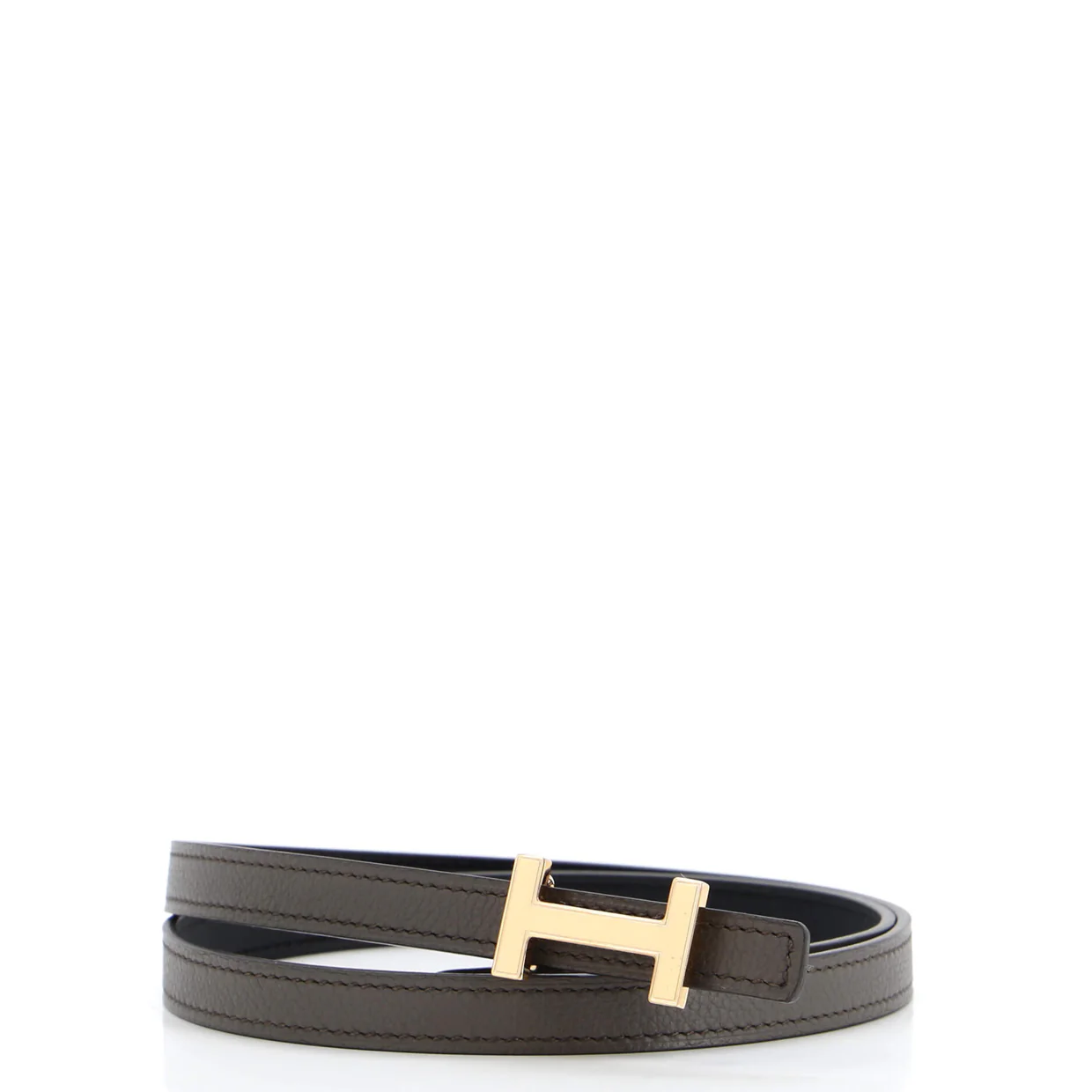 Focus Reversible Belt Leather Thin 75 - Deep Luxury