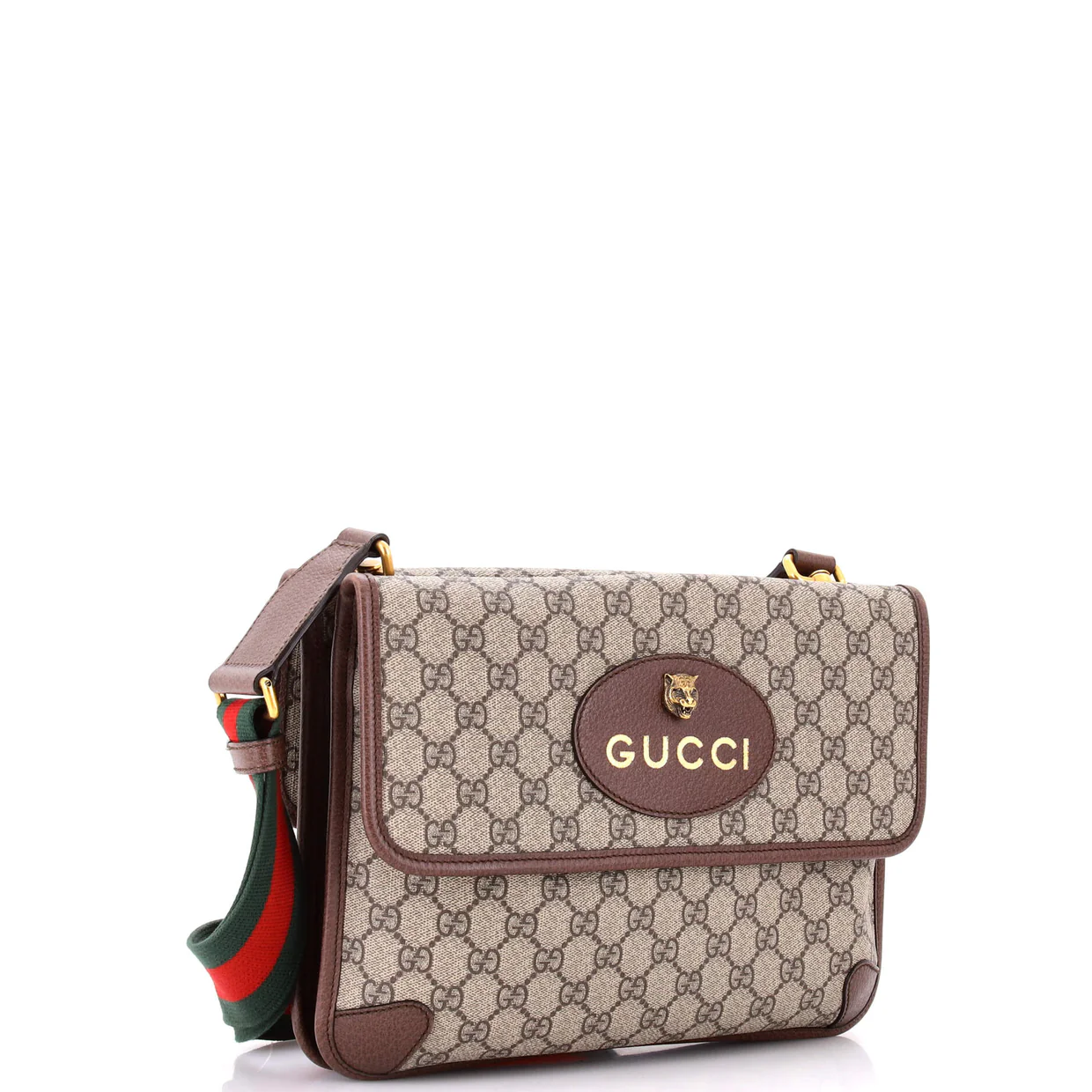 Neo Vintage Flap Messenger GG Coated Canvas Medium - Deep Luxury