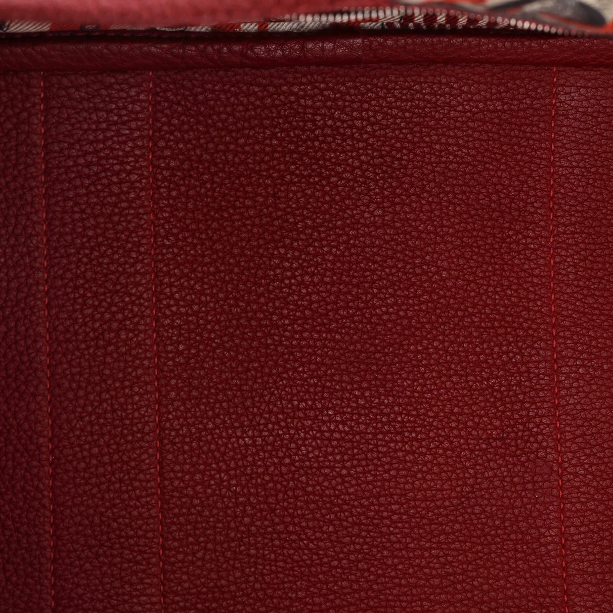 Garden Party Tote Leather with Printed Interior 36 - Deep Luxury