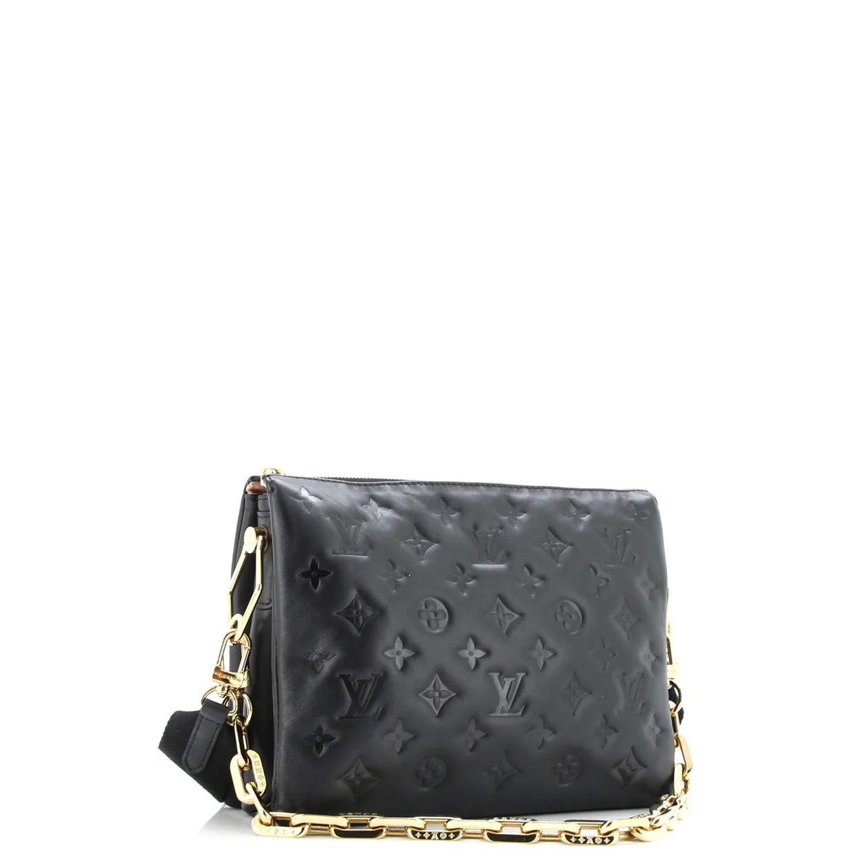 Coussin Bag Monogram Embossed Lambskin PM - Deep Luxury