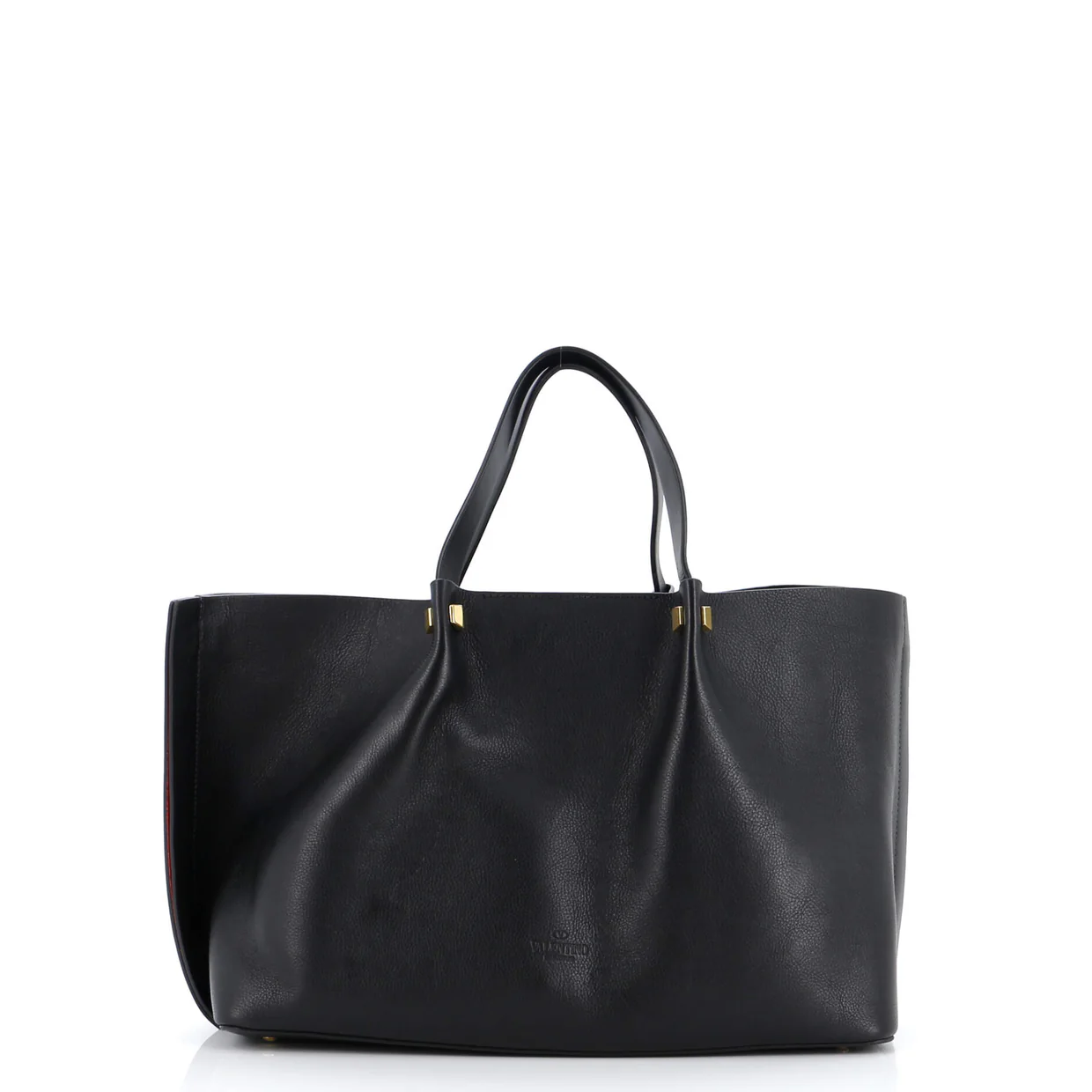 VLogo Escape Tote Leather Medium - Deep Luxury