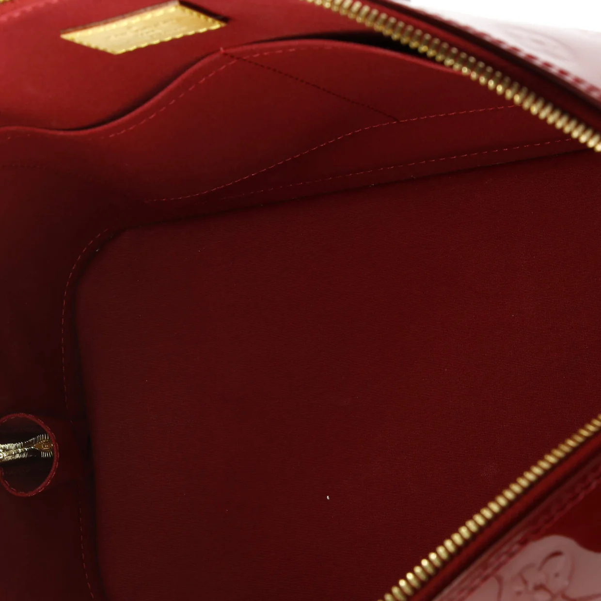 Alma Handbag Monogram Vernis GM - Deep Luxury