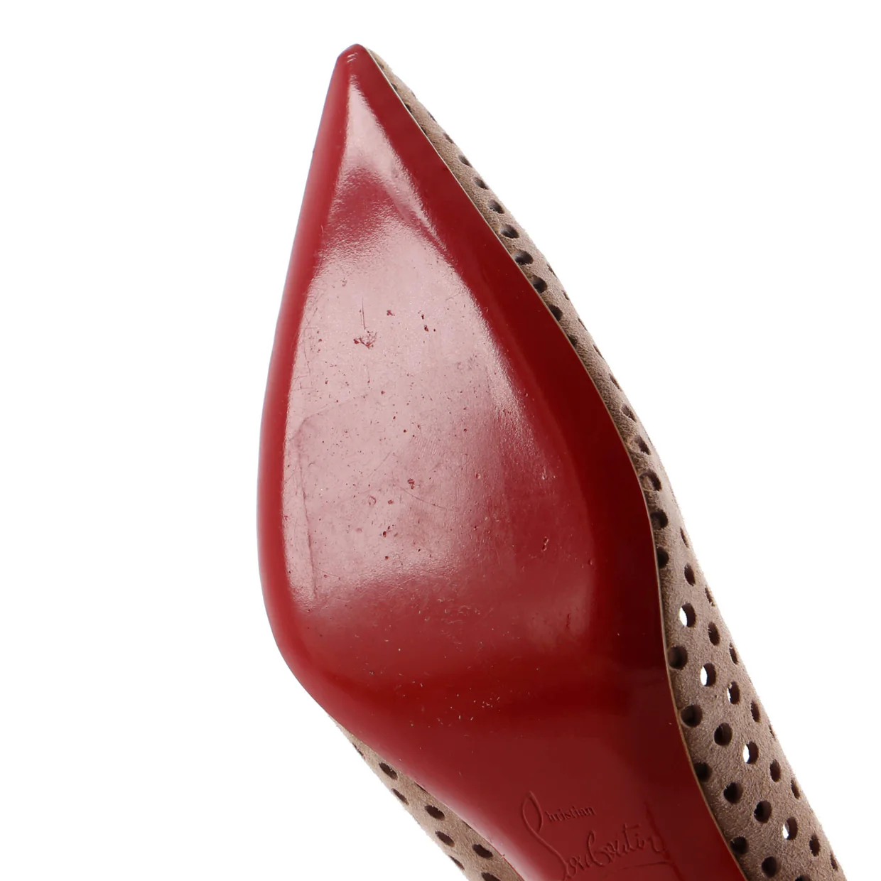 Women's Perfokate Pumps Perforated Suede and Patent 85 - Deep Luxury