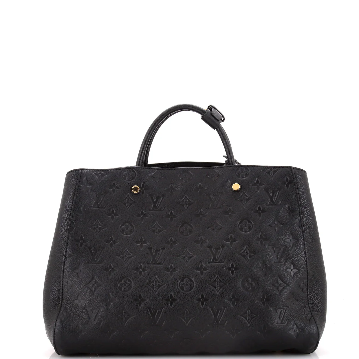 Montaigne Handbag Monogram Empreinte Leather GM - Deep Luxury