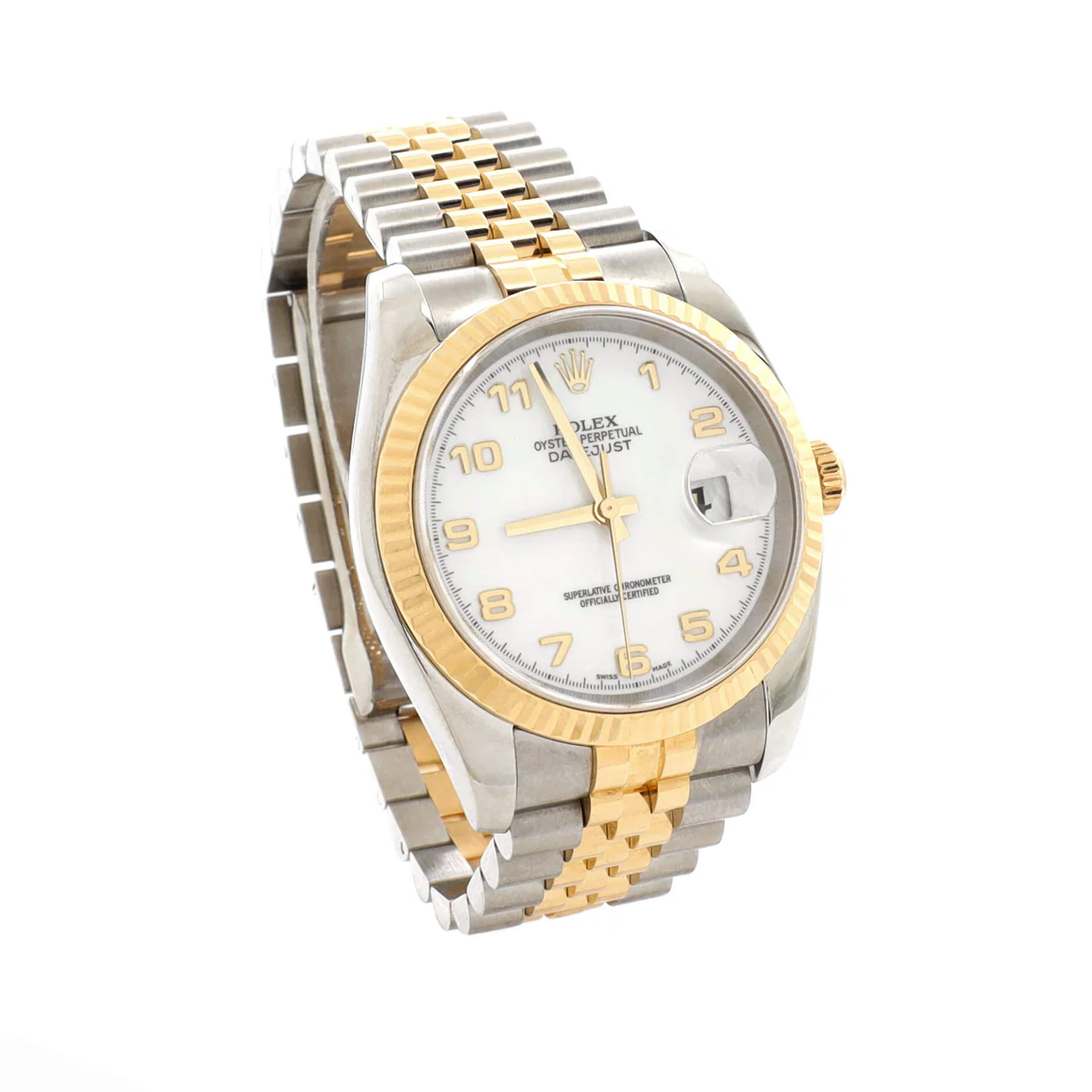 Oyster Perpetual Datejust Automatic Watch Stainless Steel and Yellow Gold 36 - Deep Luxury
