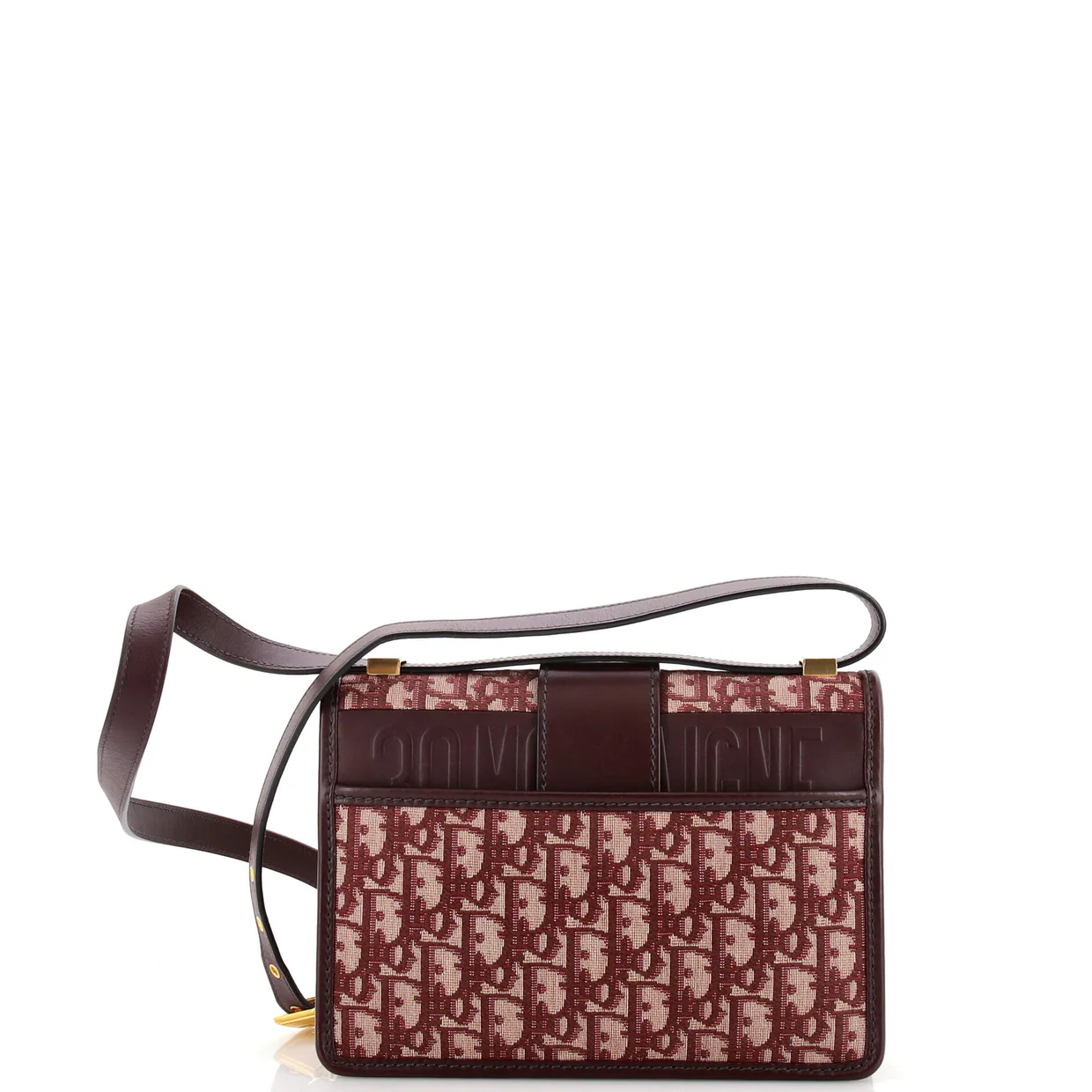 30 Montaigne Flap Bag Oblique Canvas - Deep Luxury