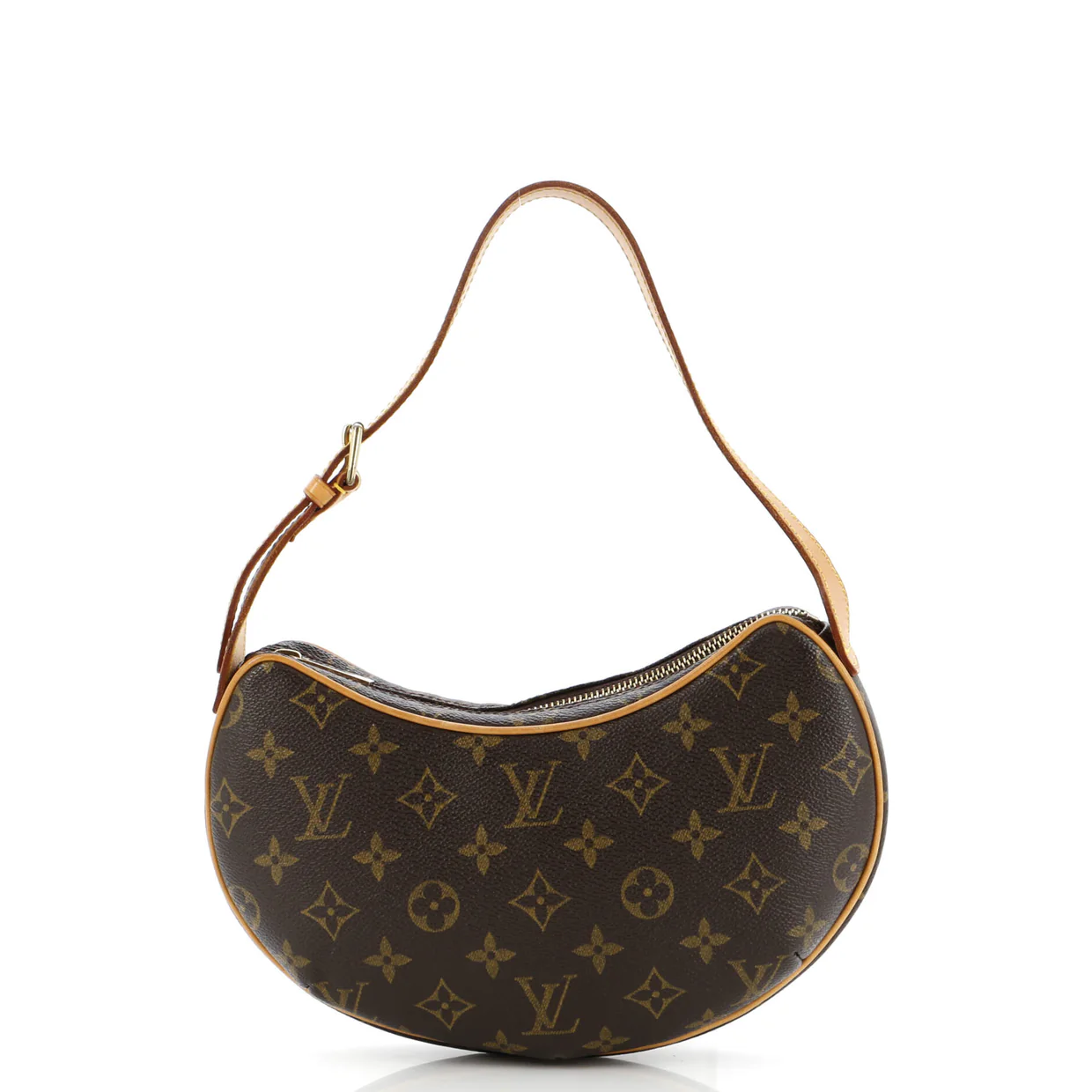 Croissant Handbag Monogram Canvas PM - Deep Luxury