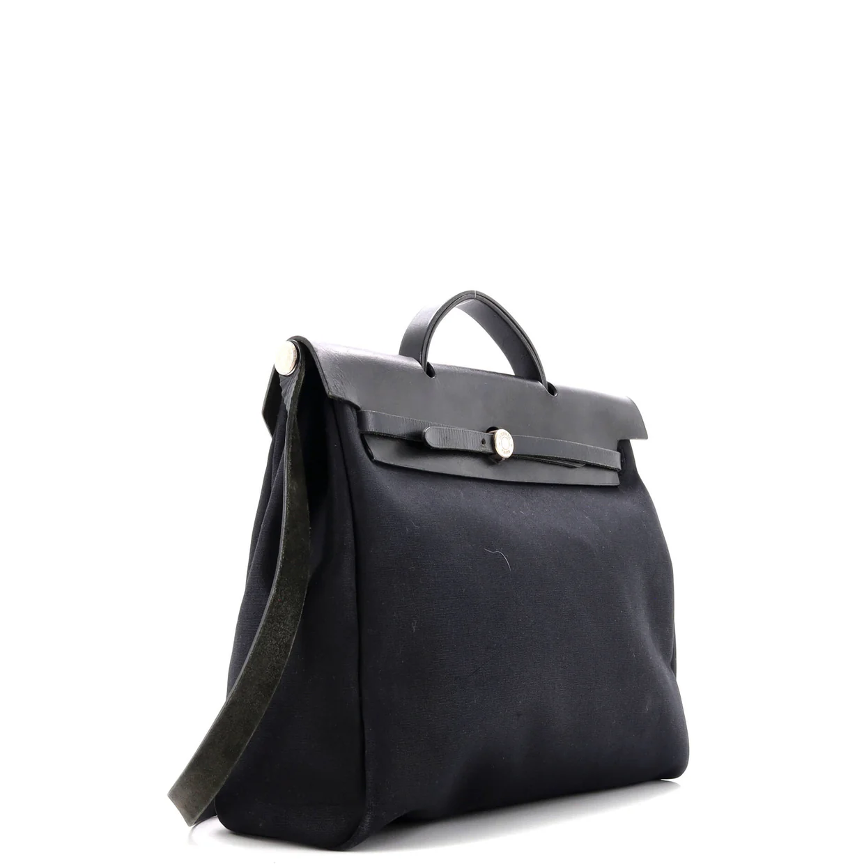 Herbag Zip Leather and Toile 39 - Deep Luxury
