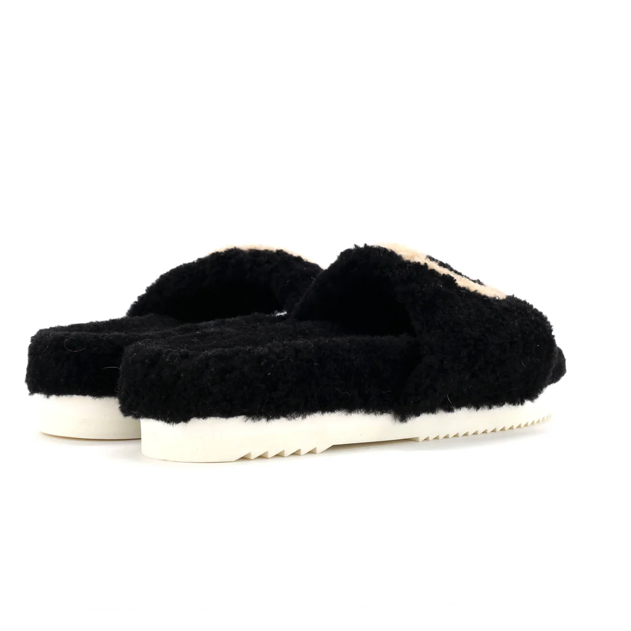 Women's Eileen Interlocking G Sandals Shearling - Deep Luxury