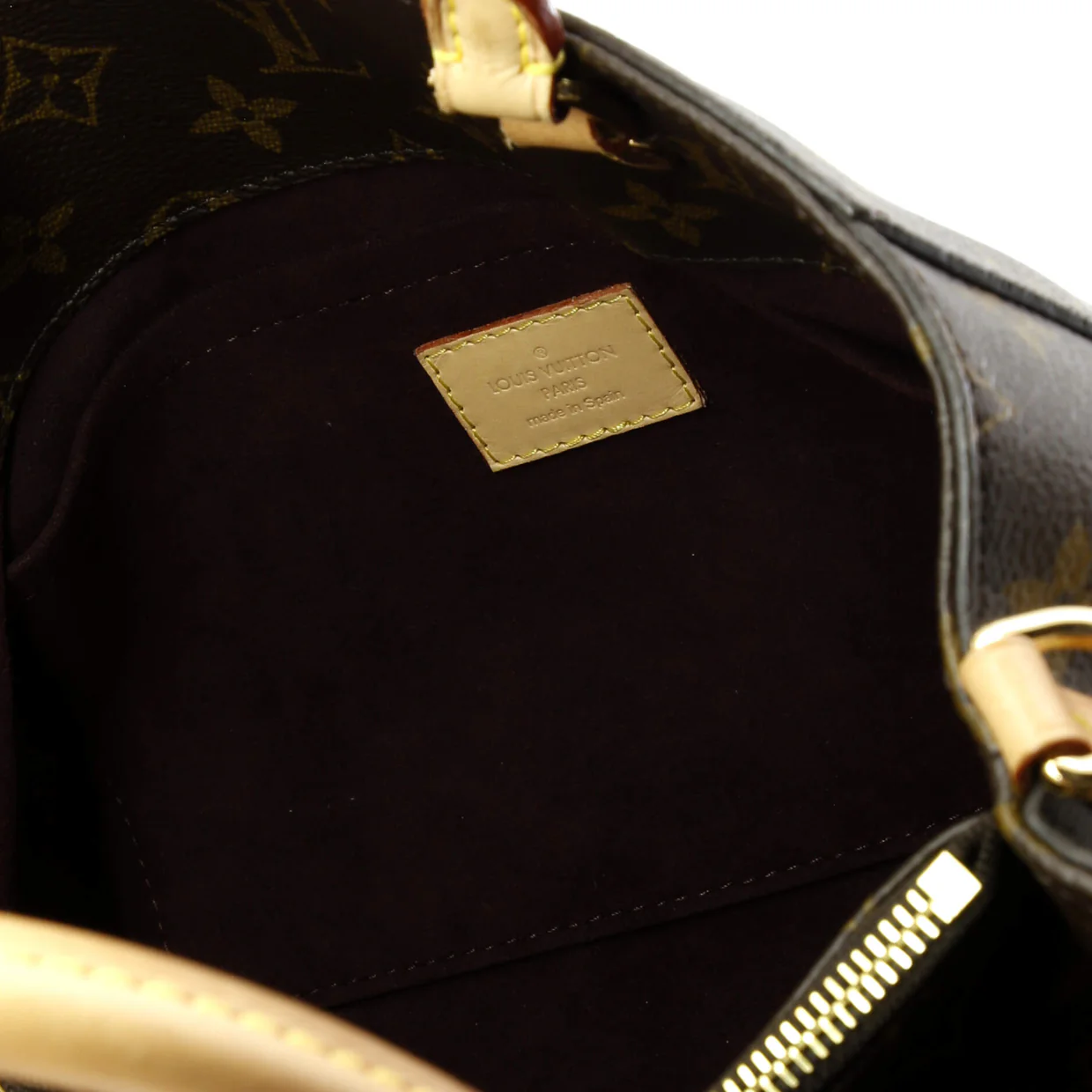 Montaigne Handbag Monogram Canvas MM - Deep Luxury