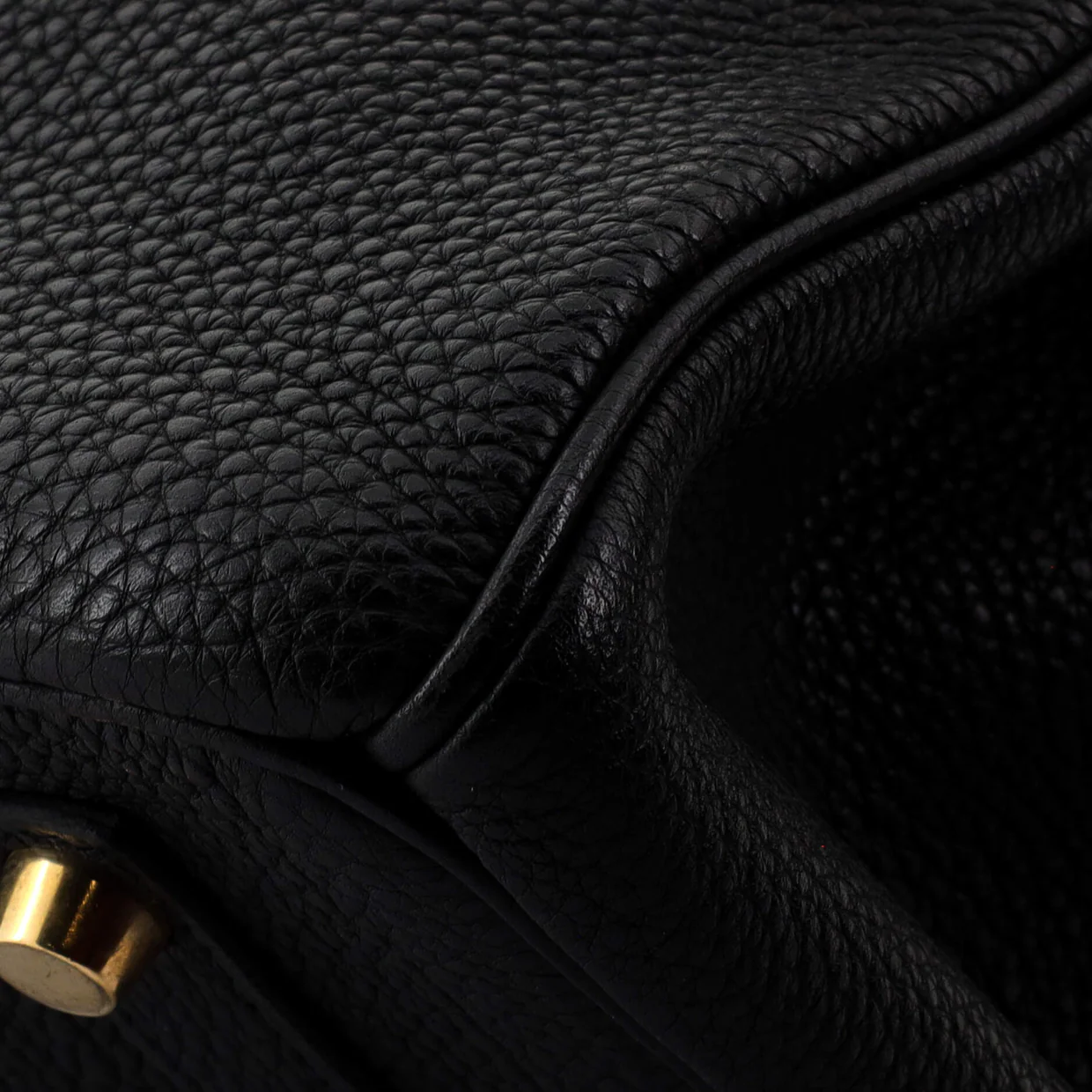 Birkin Handbag Noir Togo with Gold Hardware 35 - Deep Luxury