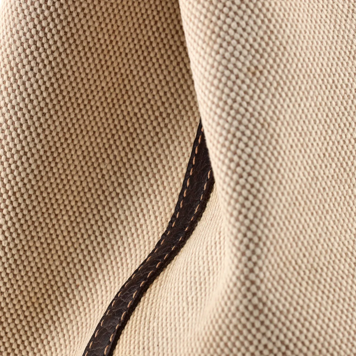 Garden Party Tote Toile and Leather 36 - Deep Luxury