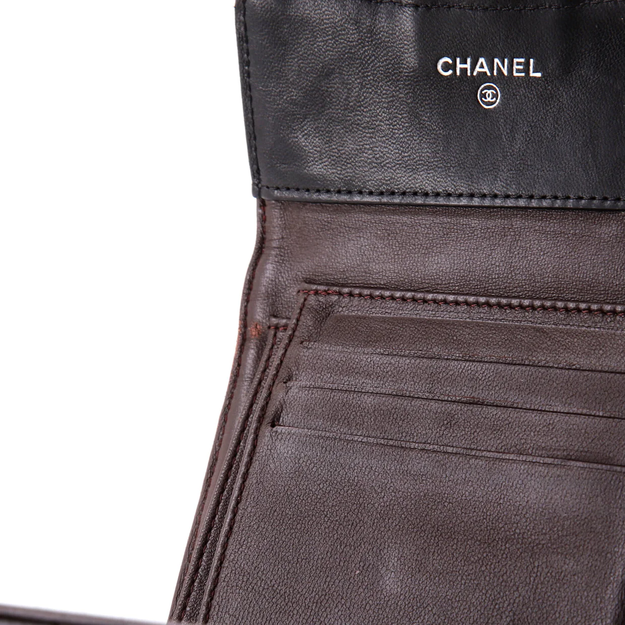 CC Compact Classic Flap Wallet Quilted Lambskin - Deep Luxury