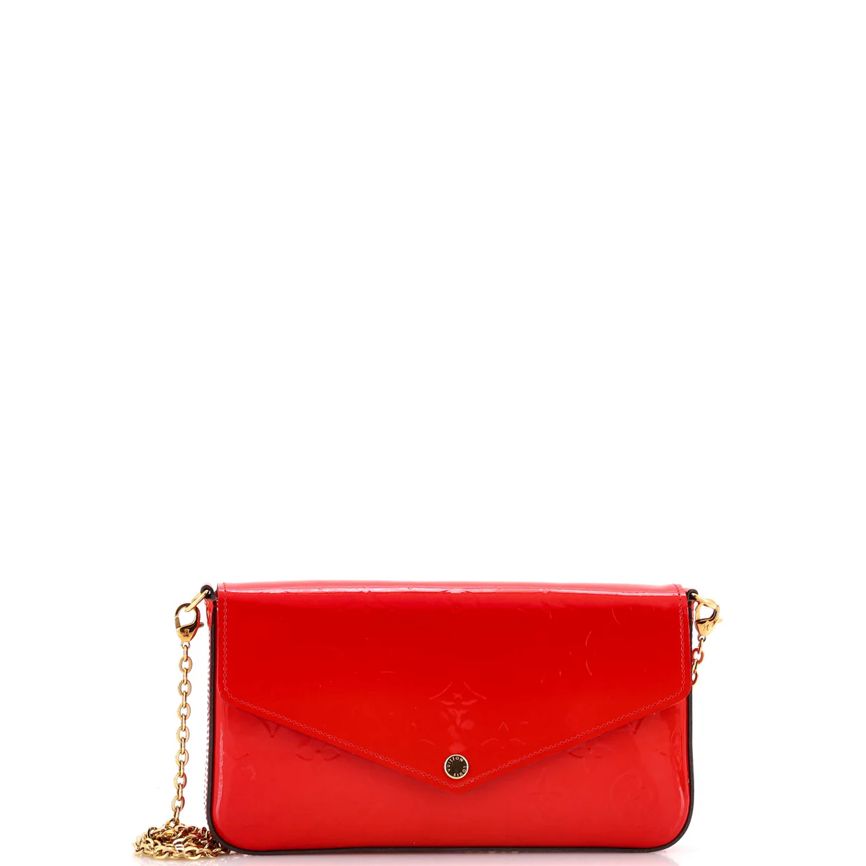 Felicie Pochette Monogram Vernis - Deep Luxury