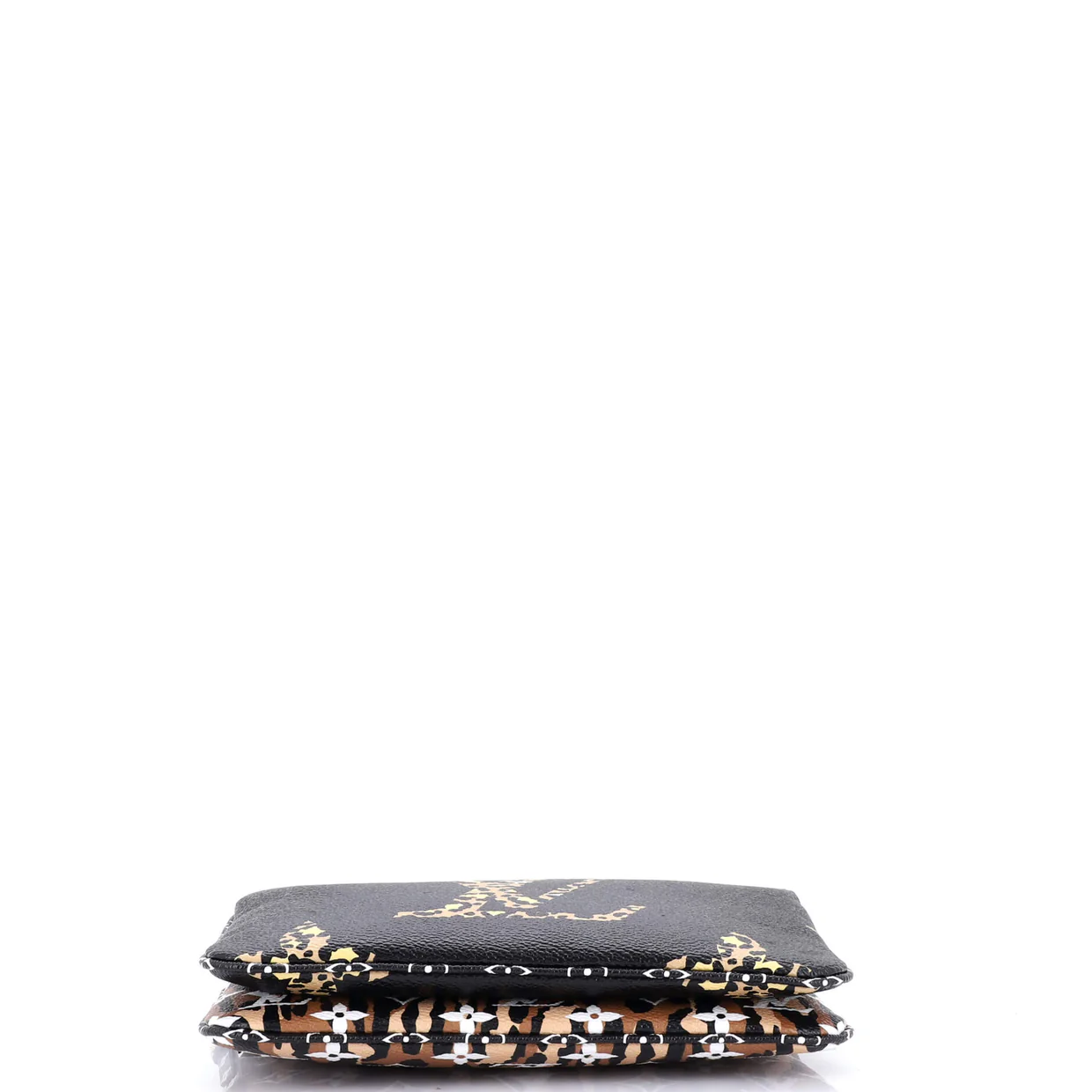 Double Zip Pochette Limited Edition Jungle Monogram Giant - Deep Luxury