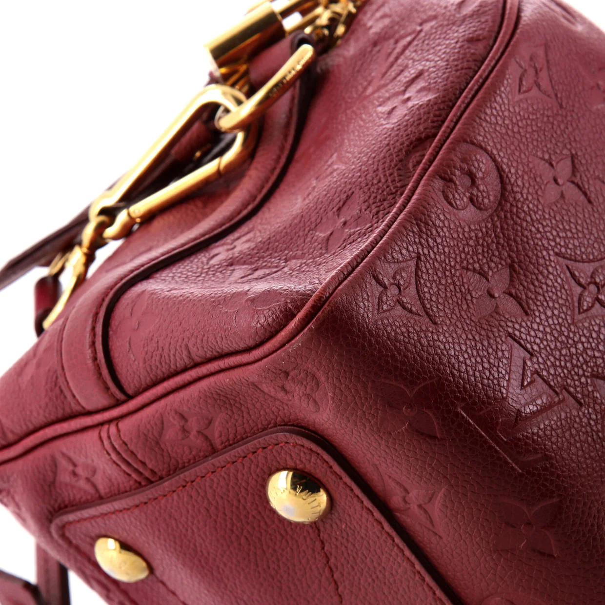 Speedy Bandouliere Bag Monogram Empreinte Leather 25 - Deep Luxury