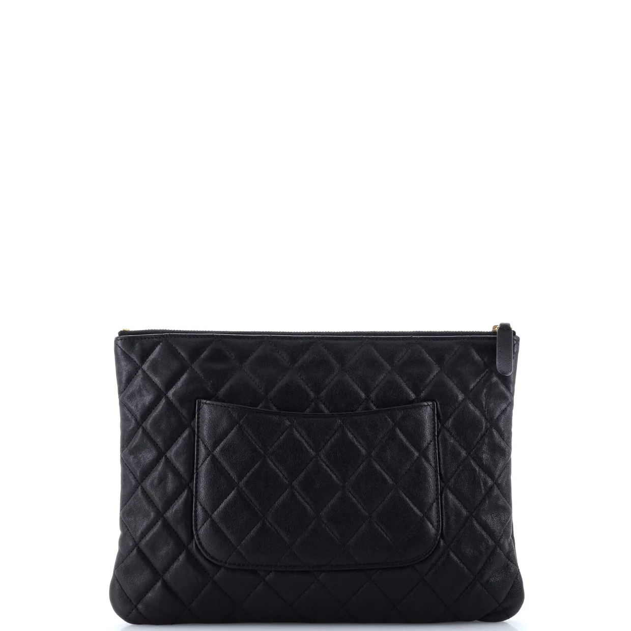 Chain Infinity O Case Clutch Quilted Goatskin Medium - Deep Luxury