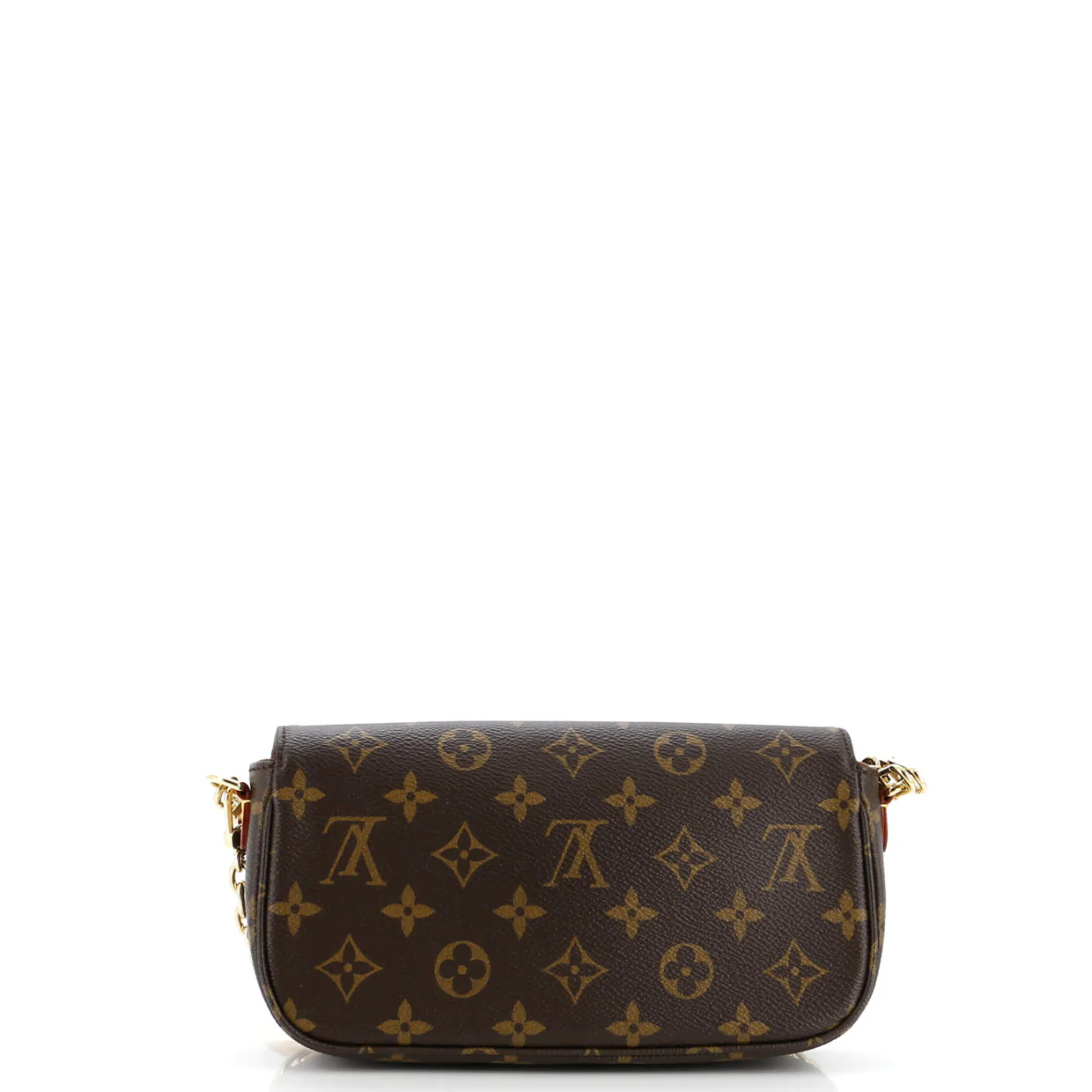 Ivy Wallet on Chain Monogram Canvas - Deep Luxury
