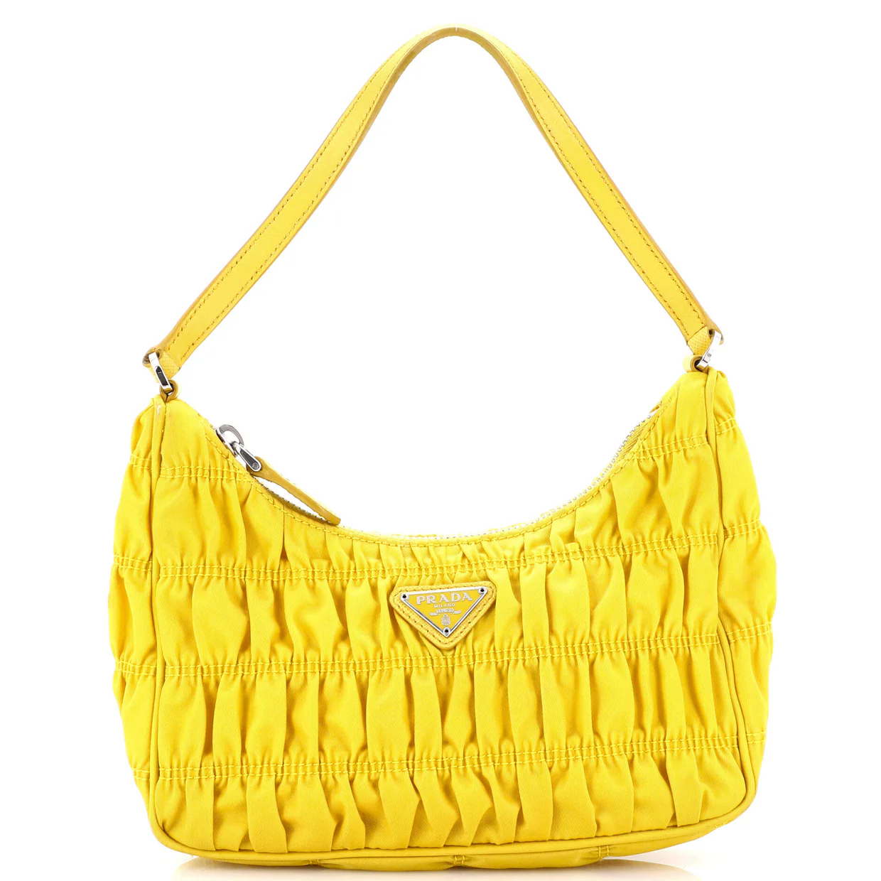 Hobo Tessuto Gaufre with Saffiano Mini - Deep Luxury
