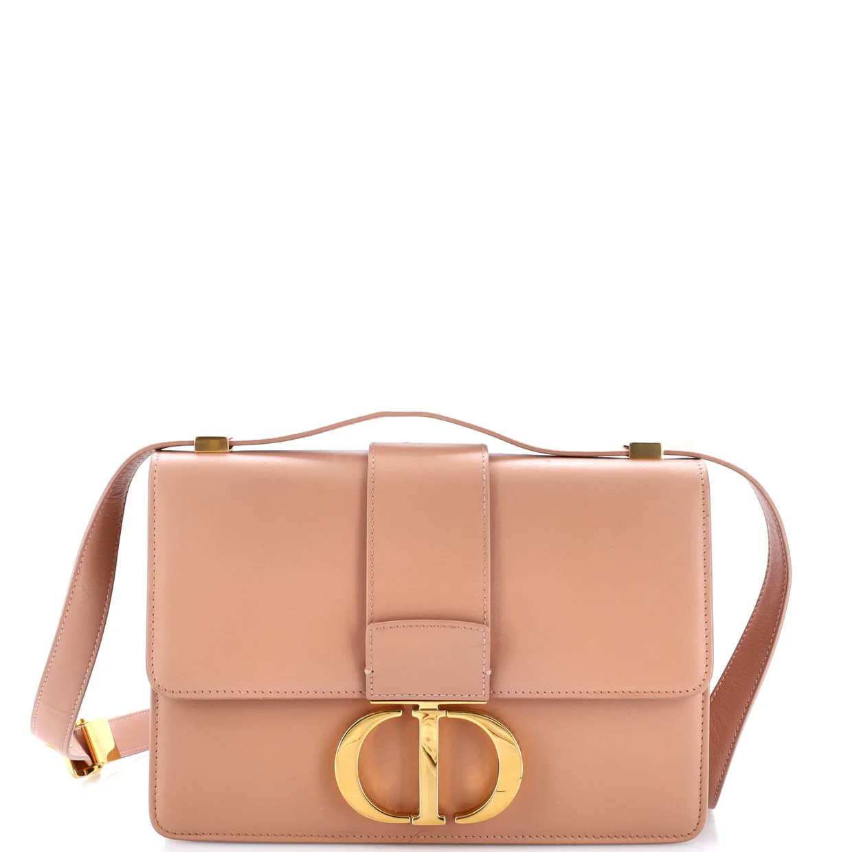 30 Montaigne Flap Bag Leather - Deep Luxury