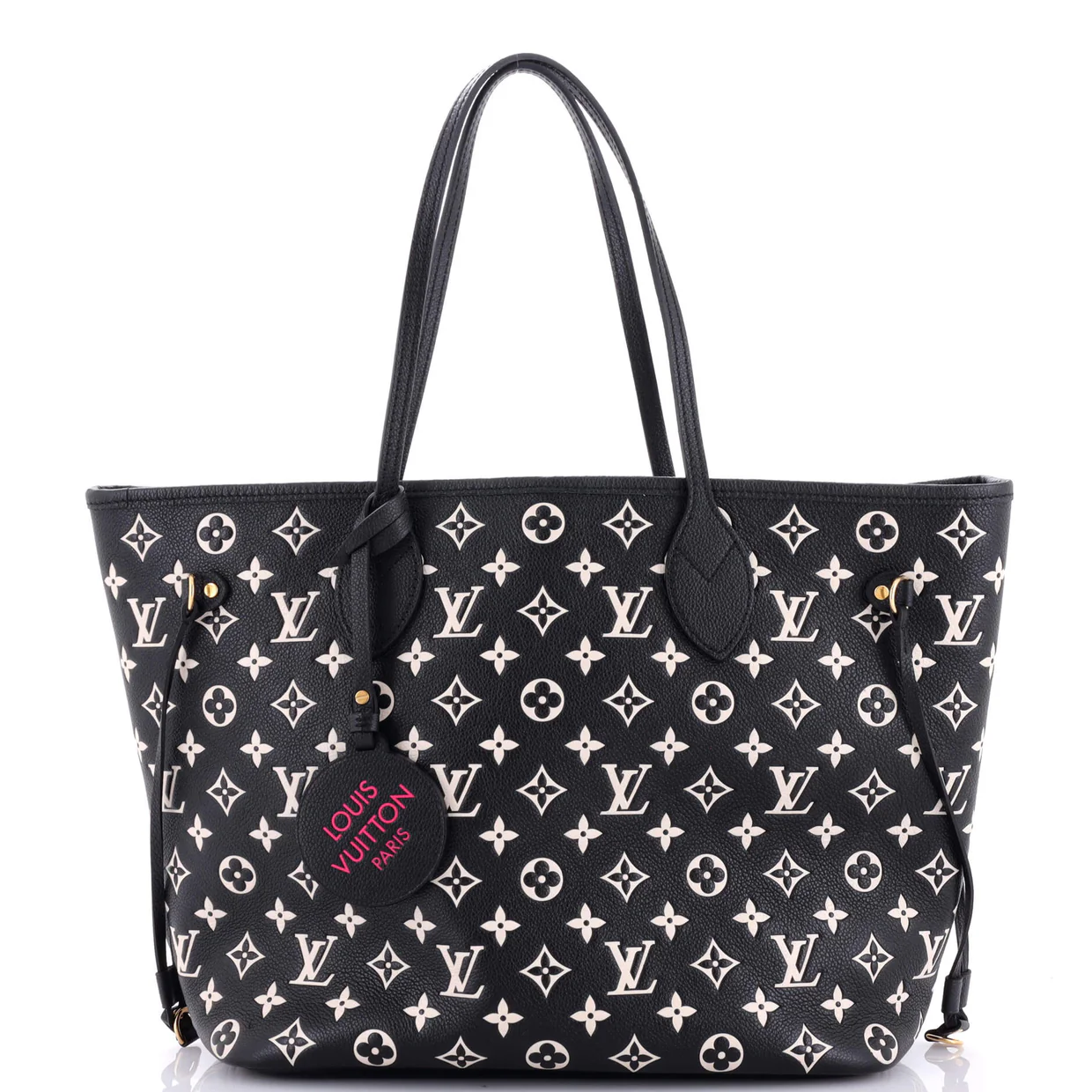 Neverfull NM Tote Spring in the City Monogram Empreinte Leather MM - Deep Luxury