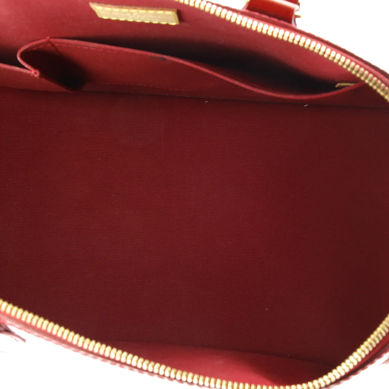 Alma Handbag Monogram Vernis GM - Deep Luxury