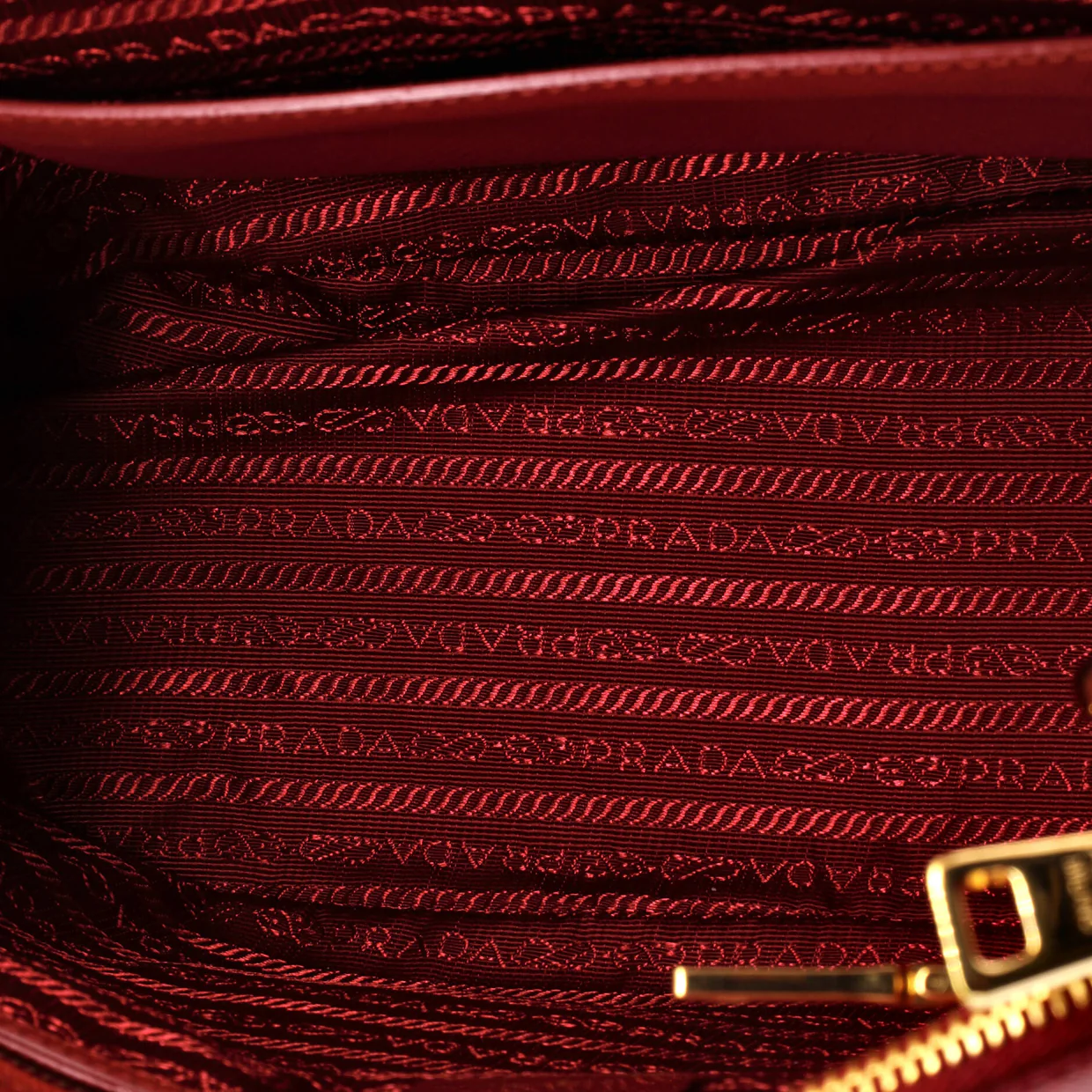 Galleria Double Zip Tote Saffiano Leather Small - Deep Luxury