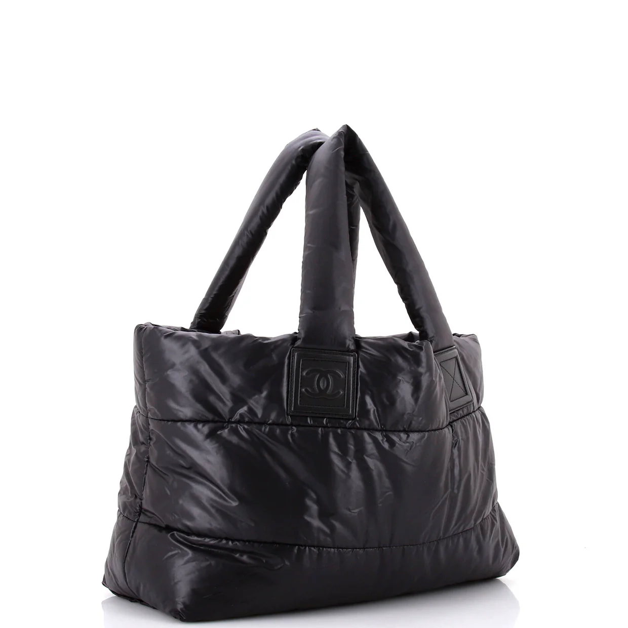 Coco Cocoon Reversible Tote Quilted Nylon Medium - Deep Luxury