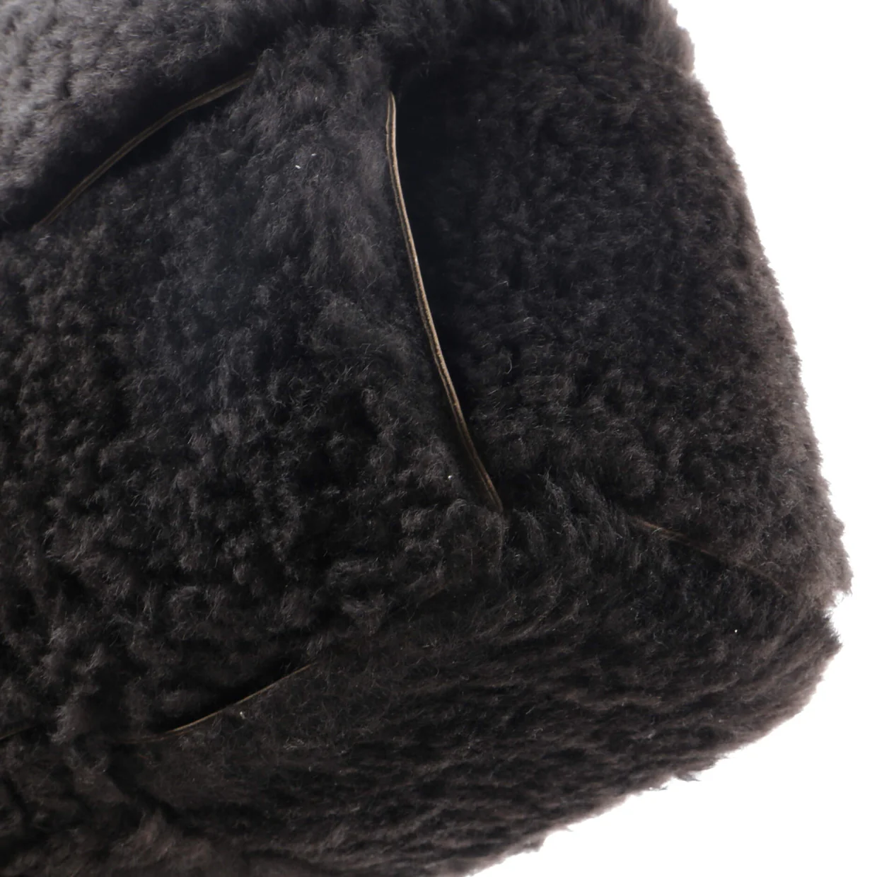 Arco Tote Intrecciato Shearling Small - Deep Luxury