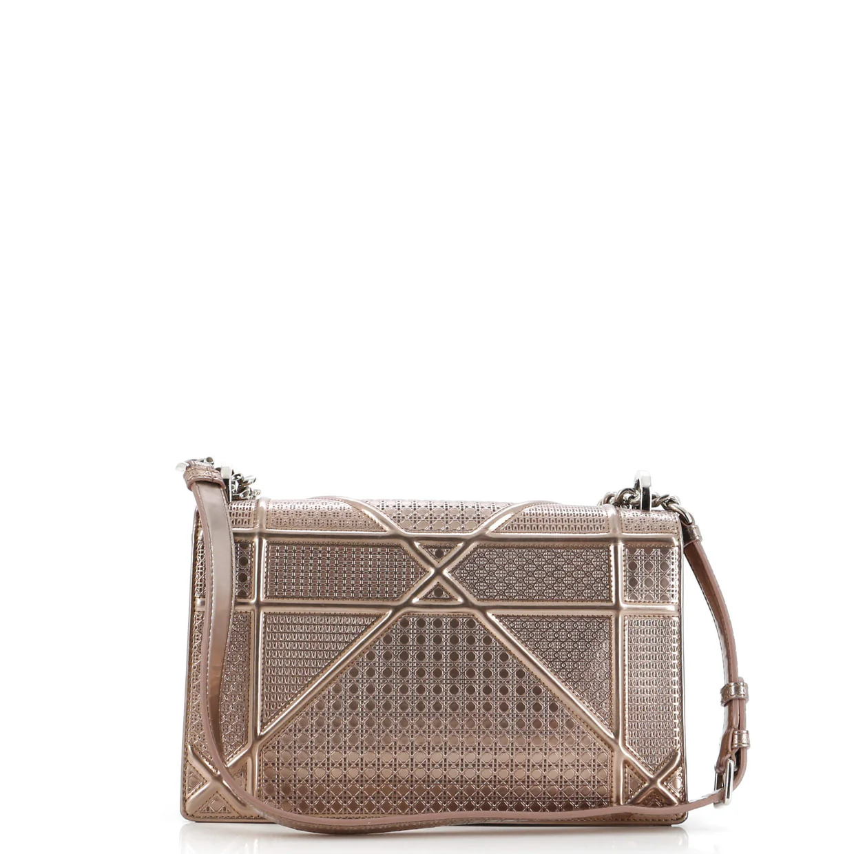 Diorama Flap Bag Cannage Embossed Calfskin Medium - Deep Luxury