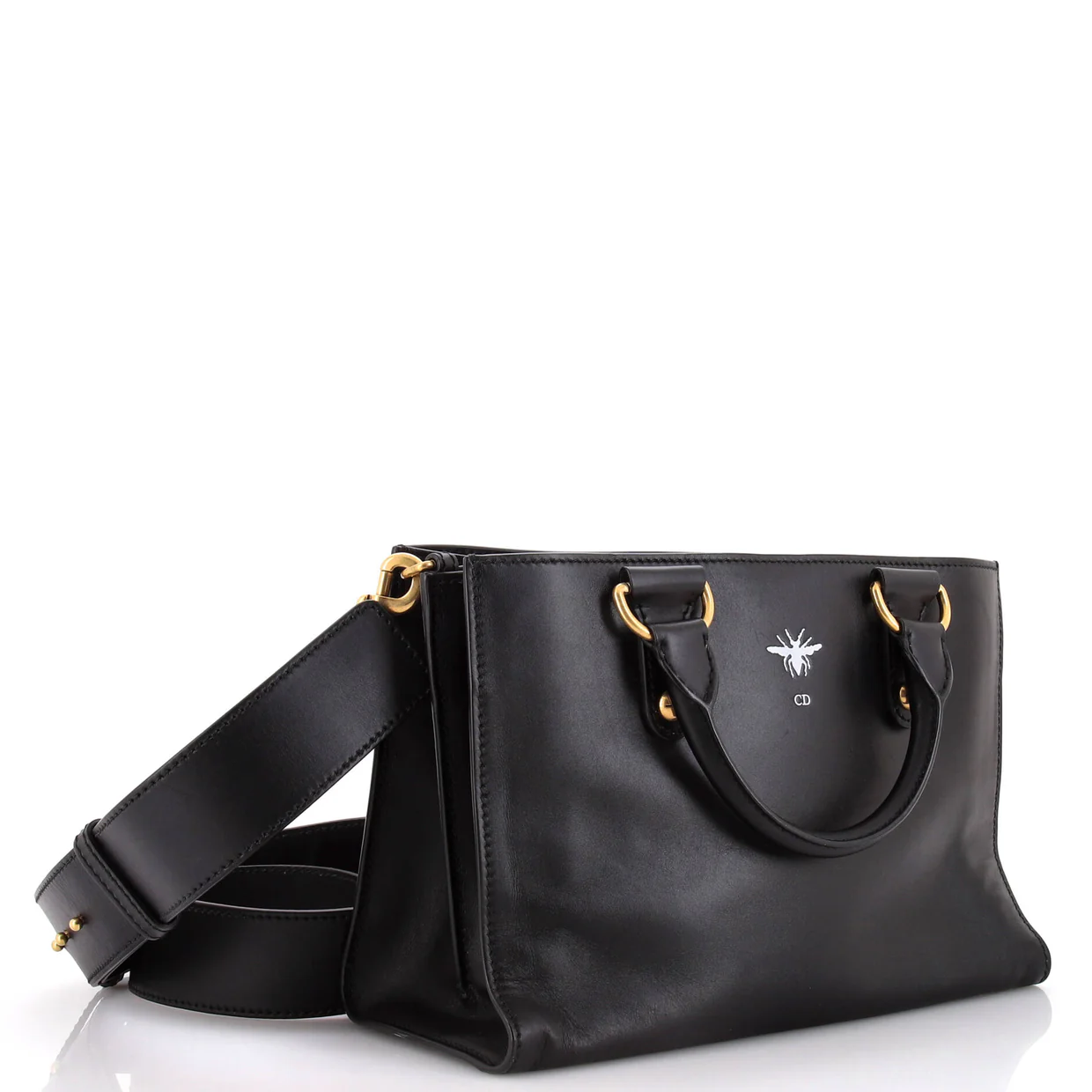 D-Bee Top Handle Bag Leather - Deep Luxury