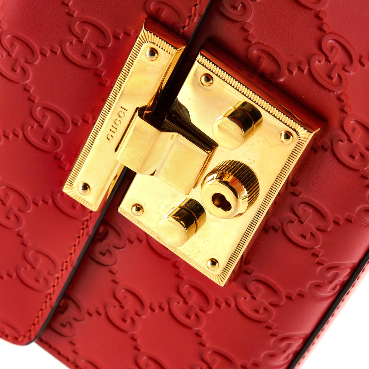 Padlock Shoulder Bag Guccissima Leather Small - Deep Luxury