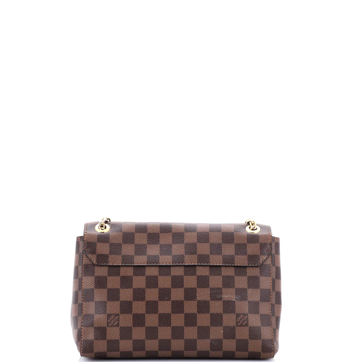 Vavin Handbag Damier with Leather PM - Deep Luxury