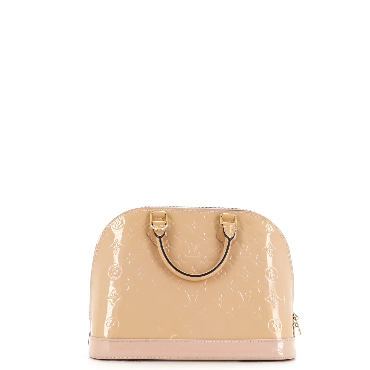 Alma Handbag Monogram Vernis BB - Deep Luxury