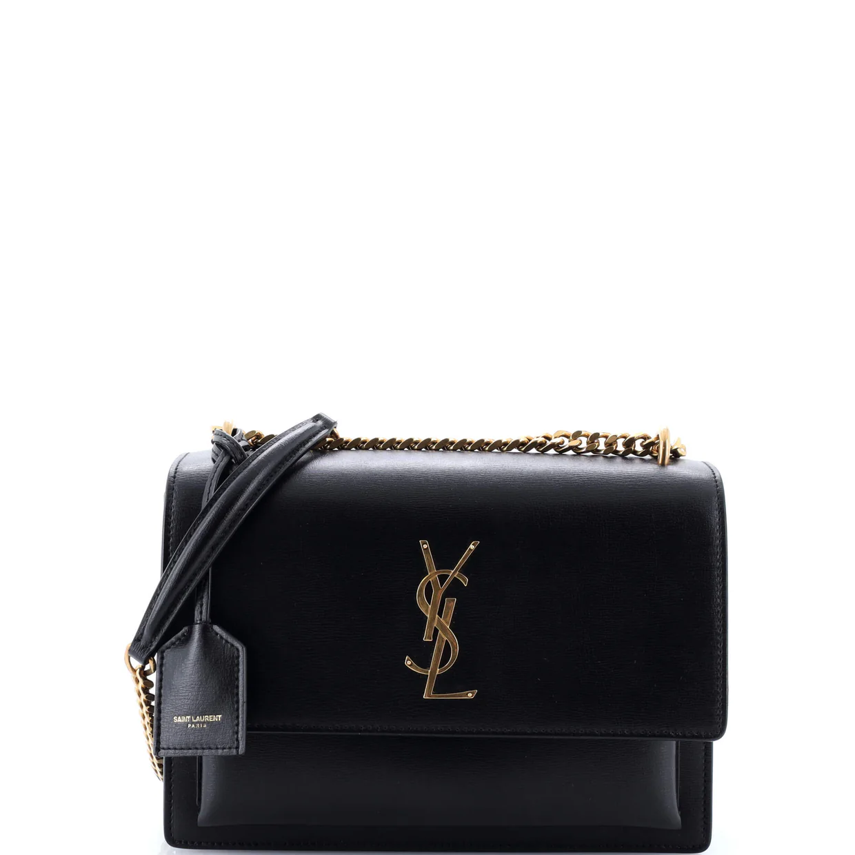 Sunset Crossbody Bag Leather Medium - Deep Luxury