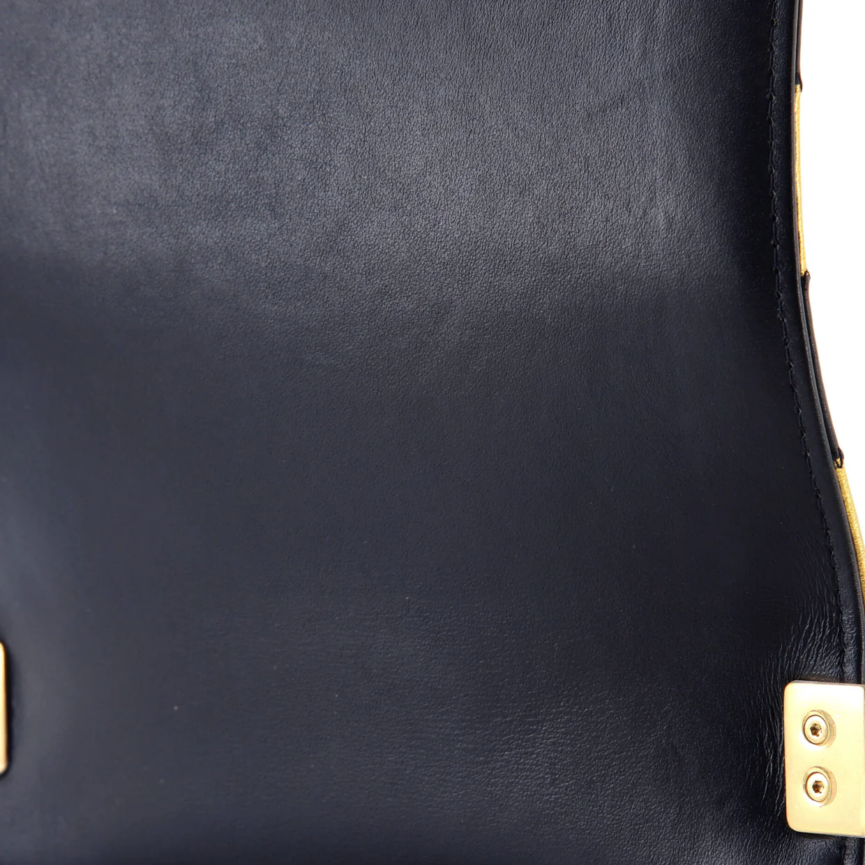 Paris-New York North South Boy Flap Bag Striped Lambskin Small - Deep Luxury