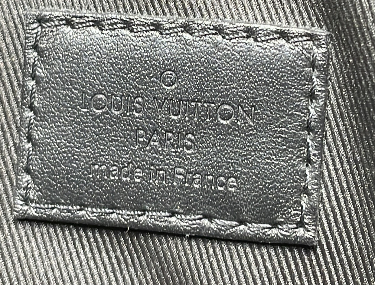 Duo Messenger Bag Monogram Shadow Leather - Deep Luxury