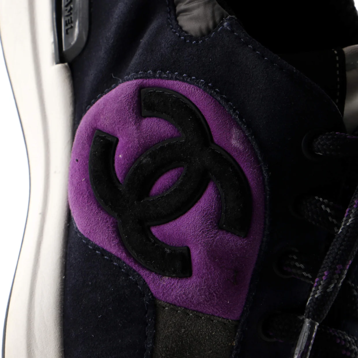 Men's CC Low-Top Sneakers Suede - Deep Luxury