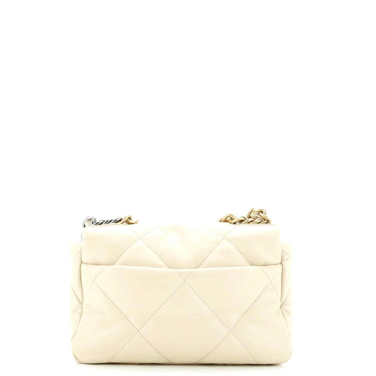 19 Flap Bag Quilted Leather Medium - Deep Luxury