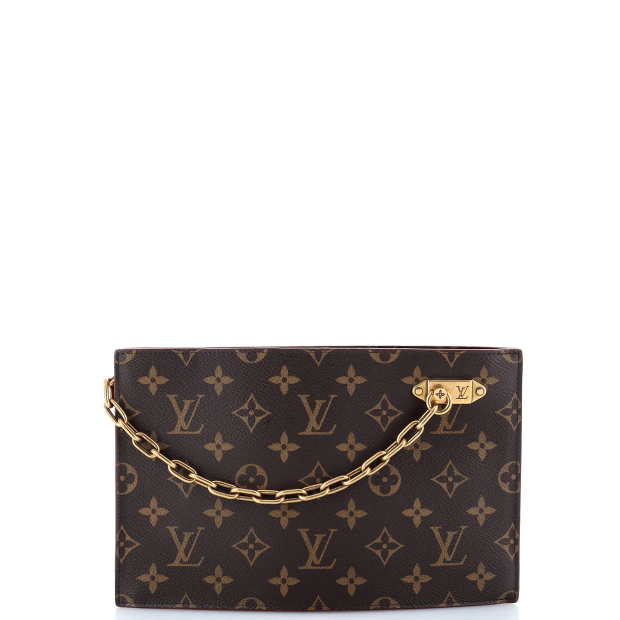 Legacy Chain Clutch Monogram Canvas - Deep Luxury