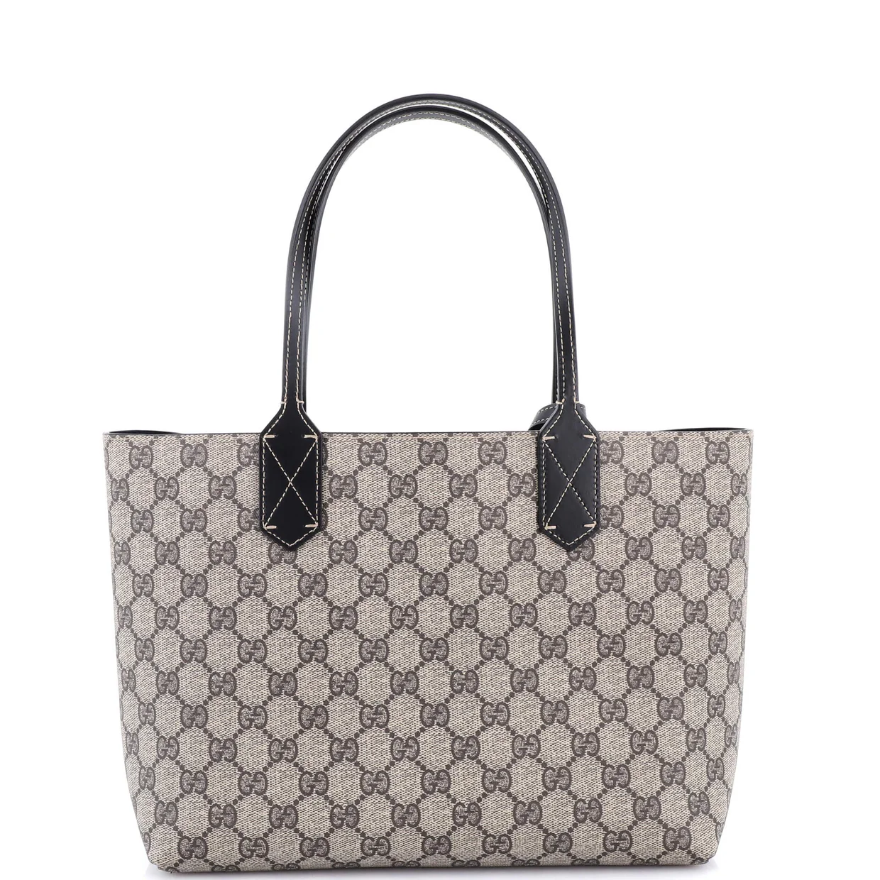 Reversible Tote GG Print Leather Small - Deep Luxury